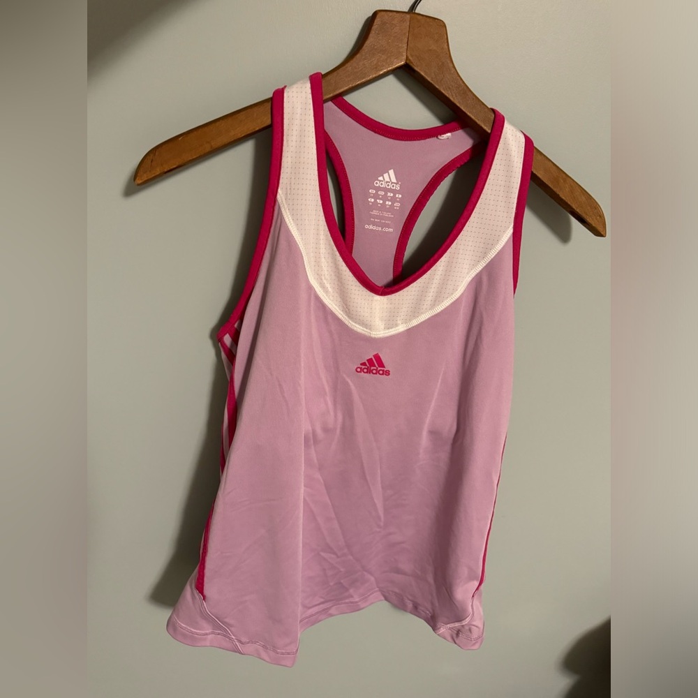 ADIDAS womens built in bra racerback tank top formotion climacool